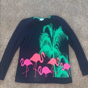 Crown and ivy flamingo sweater